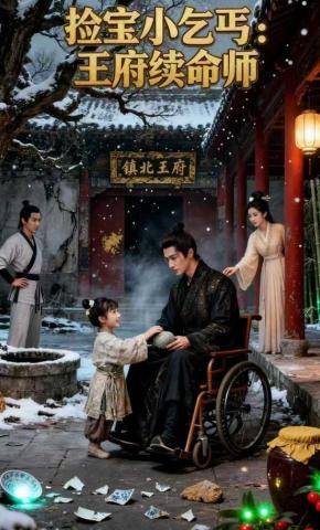 短剧《捡宝小乞丐：王府续命师》海报