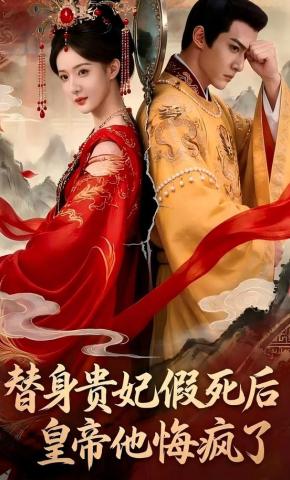 短剧《替身贵妃假死后，皇帝他悔疯了》海报