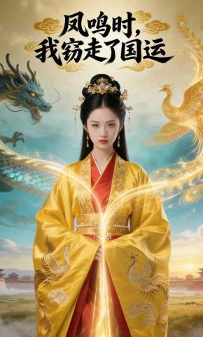 短剧《凤鸣时，我窃走了国运》海报