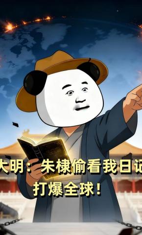 短剧《大明：朱棣偷看我日记，打爆全球！》海报