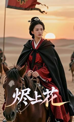 短剧《烬上花》海报