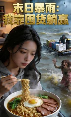 短剧《末日暴雨:我靠囤货躺赢》海报