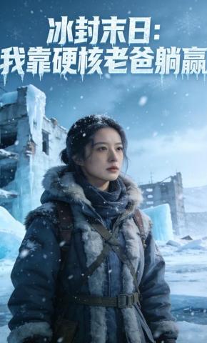 短剧《冰封末日：我靠硬核老爸躺赢》海报