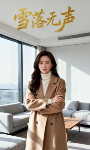 短剧《雪落无声》海报
