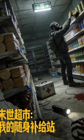 短剧《末世超市：我的随身补给站》海报