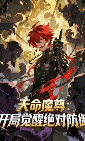 短剧《天命魔尊：开局觉醒绝对防御》海报