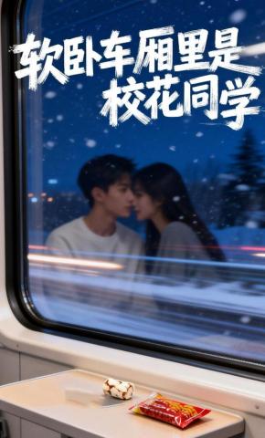 短剧《软卧车厢里是校花同学》海报