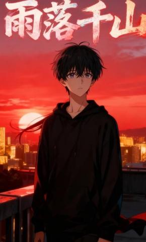 短剧《雨落千山》海报