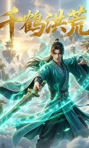 短剧《千鹤洪荒》海报