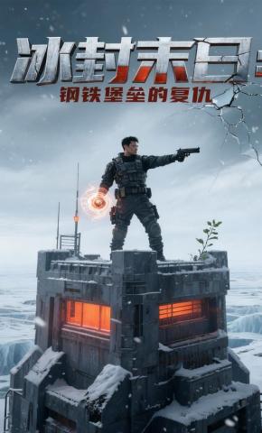 短剧《冰封末日：钢铁堡垒的复仇》海报