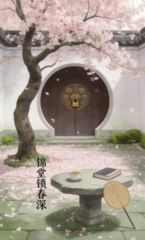 短剧《锦堂锁春深》海报