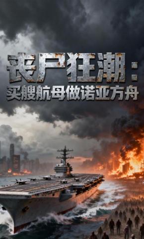 短剧《丧尸狂潮：买艘航母做诺亚方舟》海报