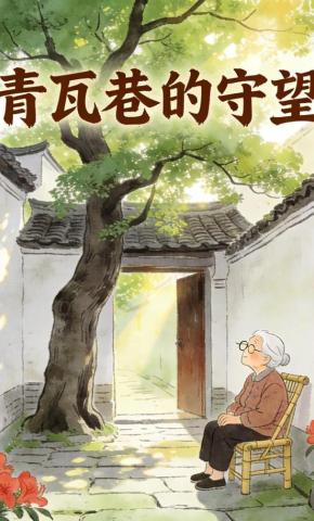 短剧《青瓦巷的守望》海报