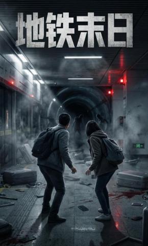 短剧《地铁末日》海报