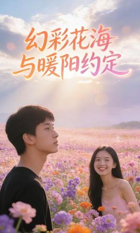 短剧《幻彩花海与暖阳约定》海报