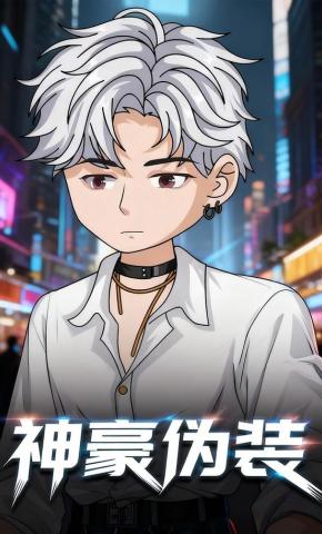 短剧《神豪伪装》海报