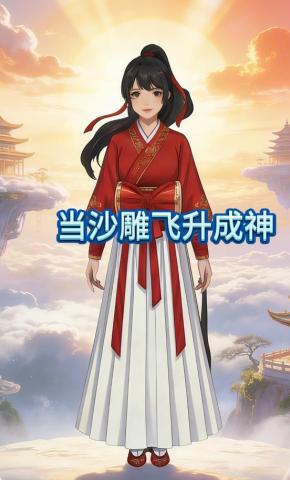 短剧《当沙雕飞升成神》海报