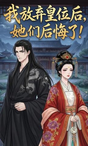 短剧《我放弃皇位后，她们后悔了！》海报