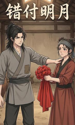 短剧《错付明月》海报