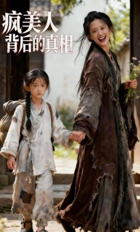 短剧《疯美人背后的真相》海报