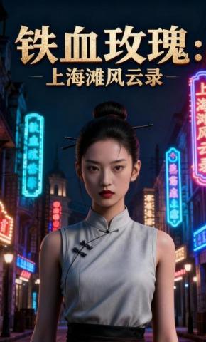 短剧《铁血玫瑰：上海滩风云录》海报