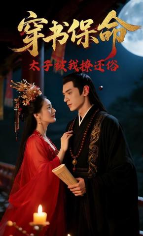 短剧《穿书保命：太子被我撩还俗》海报