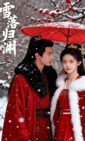 短剧《雪落归渊》海报