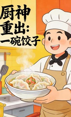 短剧《厨神重出:一碗饺子》海报