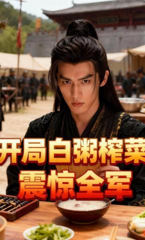 短剧《开局白粥榨菜，震惊全军》海报