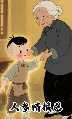 短剧《人参精报恩》海报