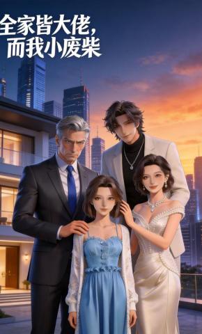 短剧《全家皆大佬  而我小废柴》海报