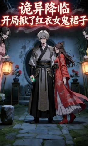 短剧《诡异降临，开局掀了红衣女鬼裙子》海报