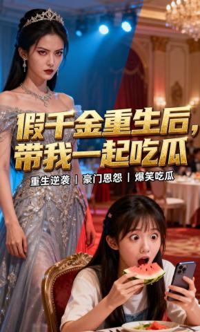 短剧《假千金重生后，带我一起吃瓜》海报