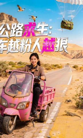短剧《公路求生：车越粉人越狠》海报