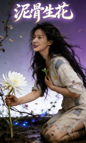 短剧《泥骨生花》海报