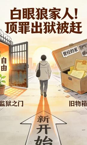 短剧《白眼狼家人！顶罪出狱被赶》海报