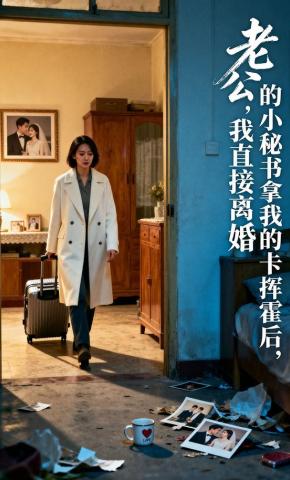 短剧《老公的小秘书拿我的卡挥霍后，我直接离婚》海报