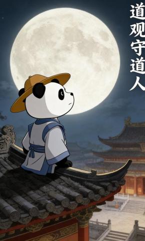 短剧《道观守道人》海报