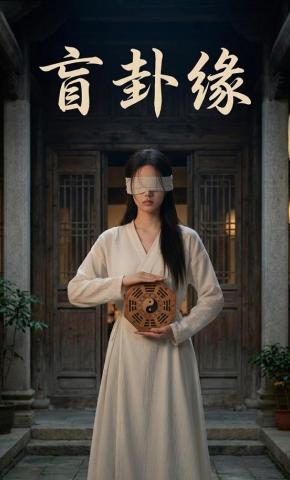 短剧《盲卦缘》海报