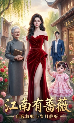 短剧《江南有蔷薇》海报