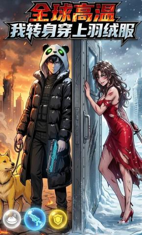 短剧《全球高温：我转身穿上羽绒服》海报