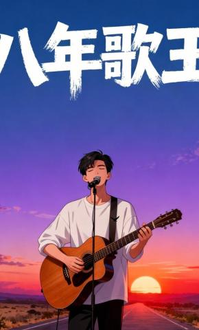 短剧《八年歌王》海报