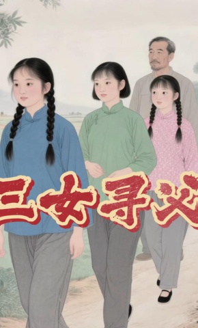 短剧《三女寻父》海报