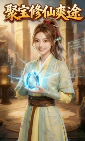 短剧《聚宝修仙爽途》海报