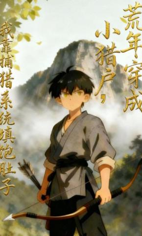 短剧《荒年穿成小猎户，我靠捕猎系统填饱肚子》海报