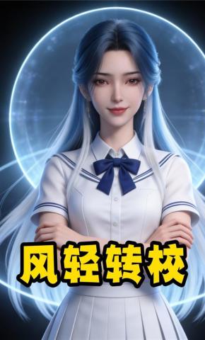 短剧《风轻转校》海报