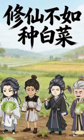 短剧《修仙不如种白菜》海报