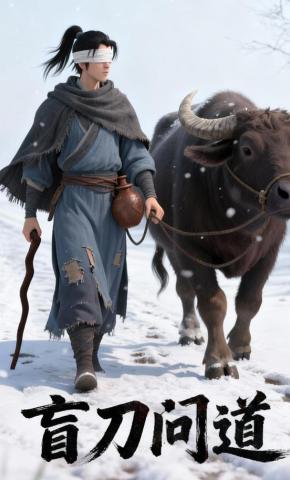 短剧《盲刀问道》海报
