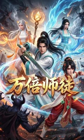 短剧《万倍师徒》海报