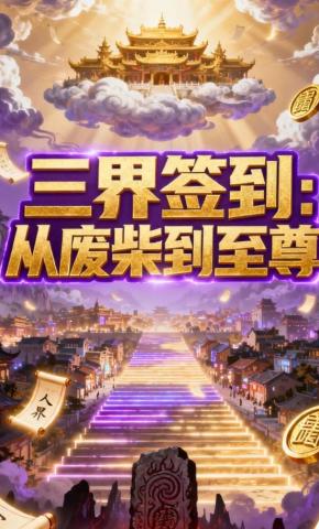 短剧《三界签到：从废柴到至尊》海报